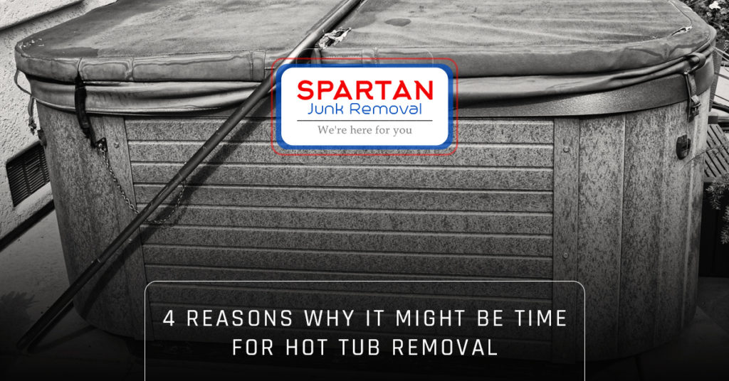 Banner - 4 reasons why it might be time for hot tub removal