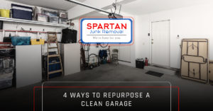 Clean garage + banner - 4 ways to repurpose a clean garage