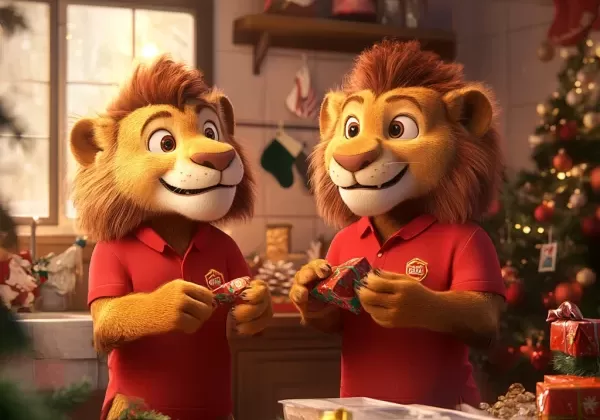merikara._friendly_animated_lions_in_red_polo_shirts_clearing_o_ddfe3099-4060-4cde-acc5-5903029194b6